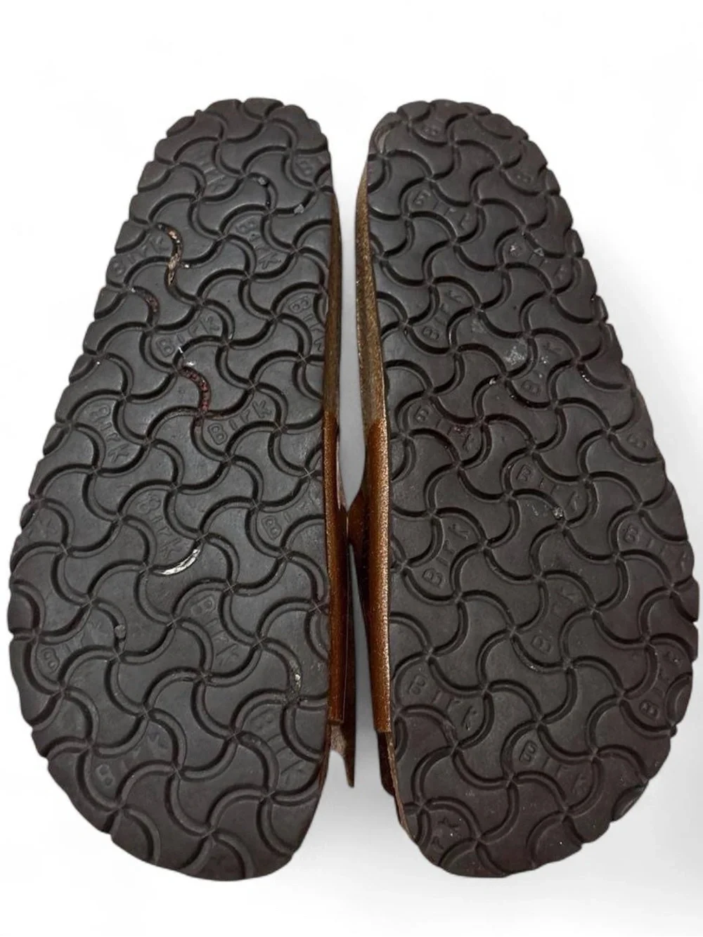 Birkenstock Madrid Birko Flor Bronze Brown glitter sandals